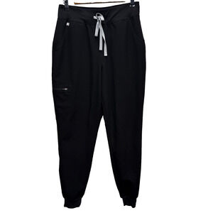 Figs Technical Collection Zamora Cargo Jogger Scrub Pants Size M Black